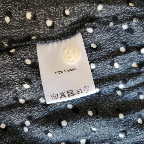 Rouje Black and White Polka Dot Midi Skirt - Picture 5 of 5